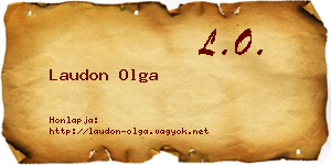 Laudon Olga névjegykártya